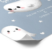 Schattigee Spooky One Halloween Photo Booth Sign Poster (Hoek)