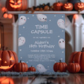 Schattigee Spooky One Halloween Time Capsule Sign Poster