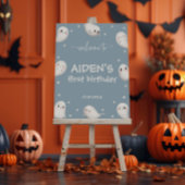 Schattigee Spooky One Halloween welkomstbord Poster