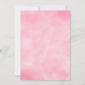 Schattigee Spooky Party Kaart voor meisjes of Kind (Achterkant)