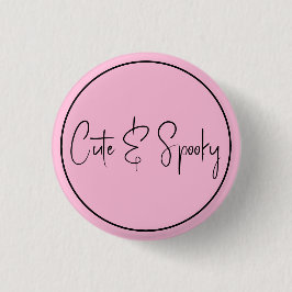 Schattigee & Spooky Pastel Gothic Ronde Button 3,2 Cm