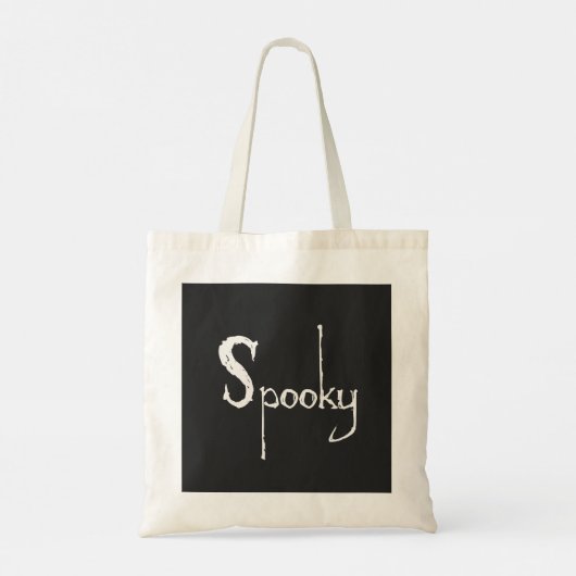 Schattigee Spooky Pumpkin Halloween Tote Bag (Achterkant)