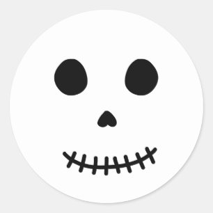 Schattigee Spooky Schattige Kinder Halloween sched Ronde Sticker