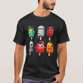 Schattigee Spooky Summer Halloween Popsicles Summe T-shirt (Voorkant)