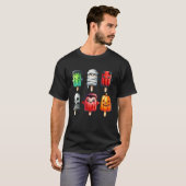 Schattigee Spooky Summer Halloween Popsicles Summe T-shirt (Voorkant volledig)