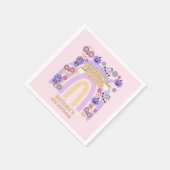 Schattigee Spooky Vibes Groovy Ghost Halloween Ver Servet (Hoek)