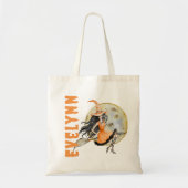 Schattigee spooky Waterverf heks Trick or treat Tote Bag (Voorkant)