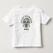Schattigee, Spooky Zombie, Aangepaste naam, Hallow Kinder Shirts (Voorkant)