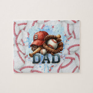 Schattigee sport honkbal vader legpuzzel