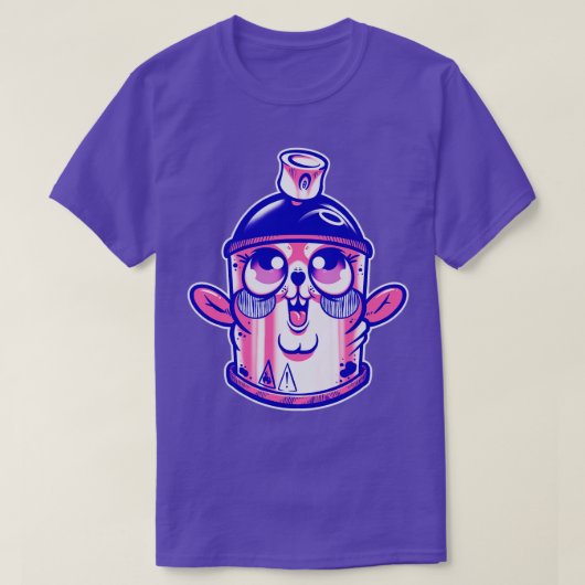 Schattigee Spraycan T-shirt (Design voorkant)