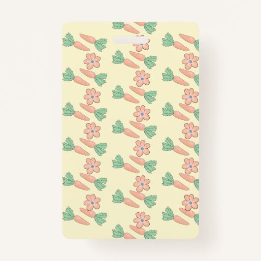 Schattigee Spring Bunny Library Hall Pass Badge (Achterkant)