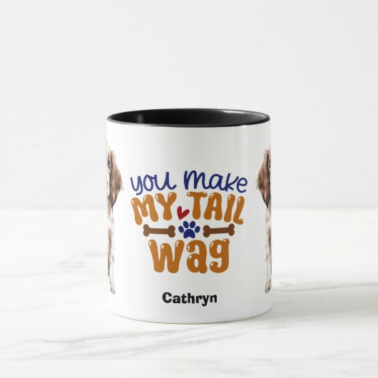 Schattigee Springer Spaniel Puppy Jij maakt Mijn S Mok (Midden)