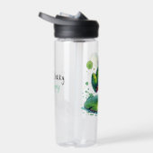 Schattigee springkikker grillige AI kunst Waterfles (Rechts)