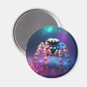 Schattigee springspin levendige kleuren magneet (Voorkant / Achterkant)