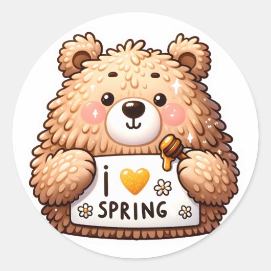 Schattigee Springtime Beer Sticker (Voorkant)