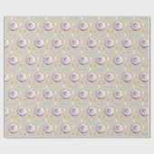 Schattigee Sprinkle Donut Waterverf Pattern Cadeaupapier (Vlak)