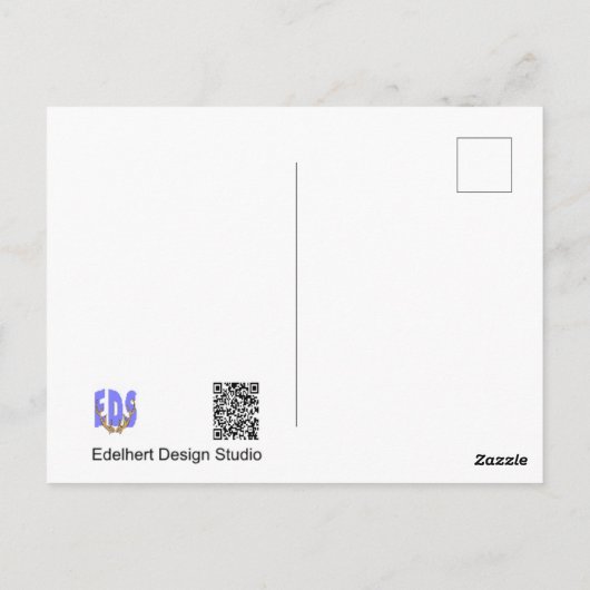 Schattigee spruw Close-up DIY Briefkaart (Achterkant)