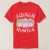 Schattigee Squish Hunter Grote Cadeaus T-shirt (Design voorkant)