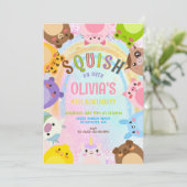 Schattigee Squishmallow Verjaardag Kaart (Staand voorkant)