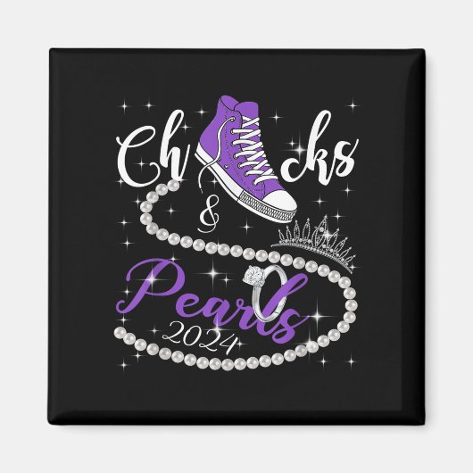 Schattigee SS 2024 Kamala Harris 2024 Stemming Pre Magneet (Voorkant)