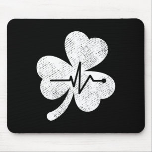 Schattigee St Paddys Day Nurses Scrub Top Nurse St Muismat