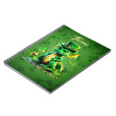 Schattigee St. Patrick’s Day draak Notitieboek (Linkerzijde)