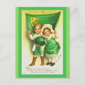 Schattigee St. Patrick's Day Briefkaart  Kinderen (Voorkant)