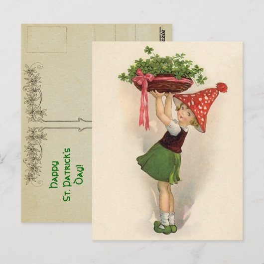 Schattigee St. Patrick's Day Briefkaarten (Voorkant / Achterkant)