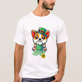 Schattigee St. Patrick's Day Dog T-shirt