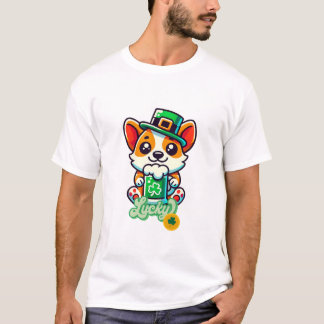 Schattigee St. Patrick's Day Dog T-shirt