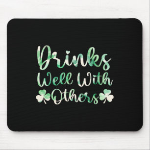 Schattigee St Patricks Day Drink Tie Dye Drink goe Muismat