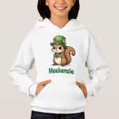 Schattigee St. Patrick's Day Eekhoorn met groen Pe (Voorkant)