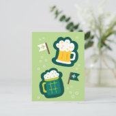 Schattigee St. Patrick's Day Heb Drink op ons Briefkaart (Staand voorkant)