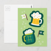 Schattigee St. Patrick's Day Heb Drink op ons Briefkaart (Voorkant / Achterkant)
