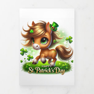 Schattigee St Patrick's Day kaart met Feestelijk P