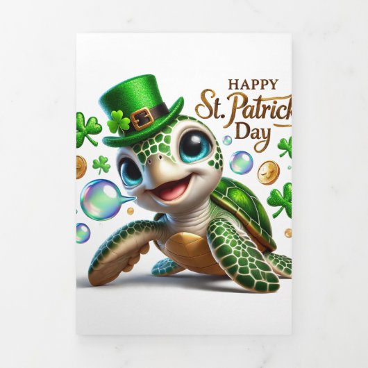 Schattigee St Patrick's Day kaart met Feestelijke (Cover)