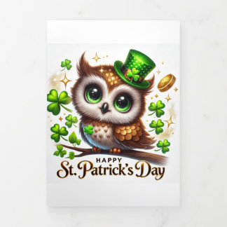 Schattigee St Patrick's Day kaart met feestelijke