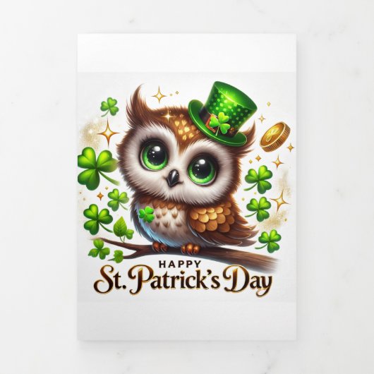 Schattigee St Patrick's Day kaart met feestelijke (Cover)