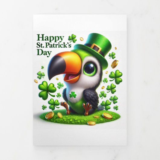 Schattigee St Patrick's Day kaart met Feestelijke (Cover)