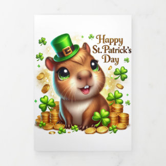 Schattigee St Patrick's Day kaart met feestelijke 