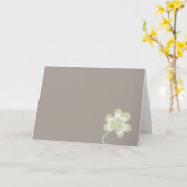 Schattigee St. Patrick's Day Shamrock Kaart (Gele Bloem)