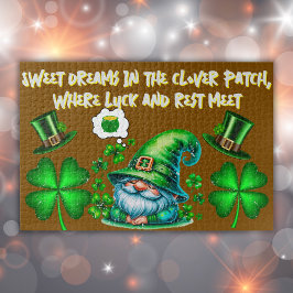 Schattigee St Patrick's Gnome Slapen op bruin | Legpuzzel