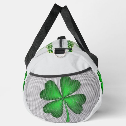 Schattigee St Patrick's Gnome Slapen op grijs | Plunjezak (Rechts)