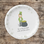 Schattigee St. Patrick's Leprechaun Custom Papieren Bordje