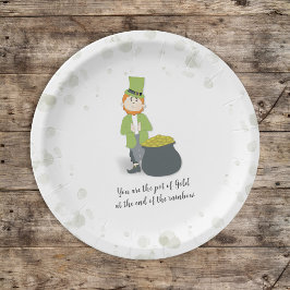 Schattigee St. Patrick's Leprechaun Custom Papieren Bordje