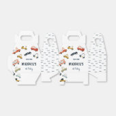 Schattigee Stadsauto's Gable Favor Box Bedankdoosjes (Uitgevouwen)