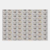 Schattigee Staffordshire Bull Terrier Hondenliefhe Inpakpapier Vel (Voorkant 3)