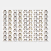 Schattigee Staffordshire Bull Terrier Hondenliefhe Inpakpapier Vel (Voorkant)