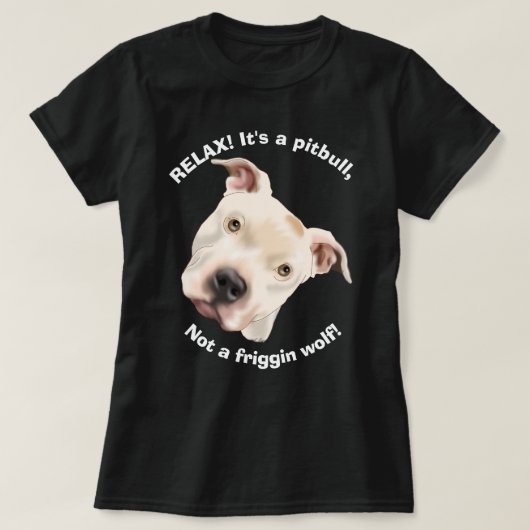 Schattigee Staffordshire Terrier Pitbull Puppy T-shirt (Design voorkant)