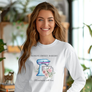 Schattigee Stand Mixer Bakkerij Personeel T-shirt